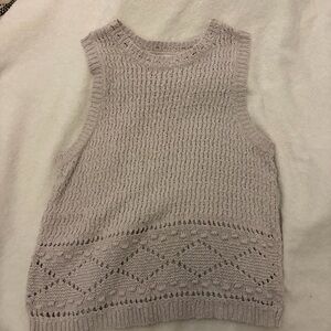 Universal Thread Women's Knit Tank Top - Light Gray